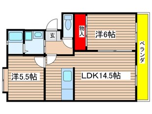 グリーンハイツ石薬師の物件間取画像